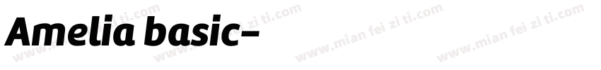 Amelia basic字体转换